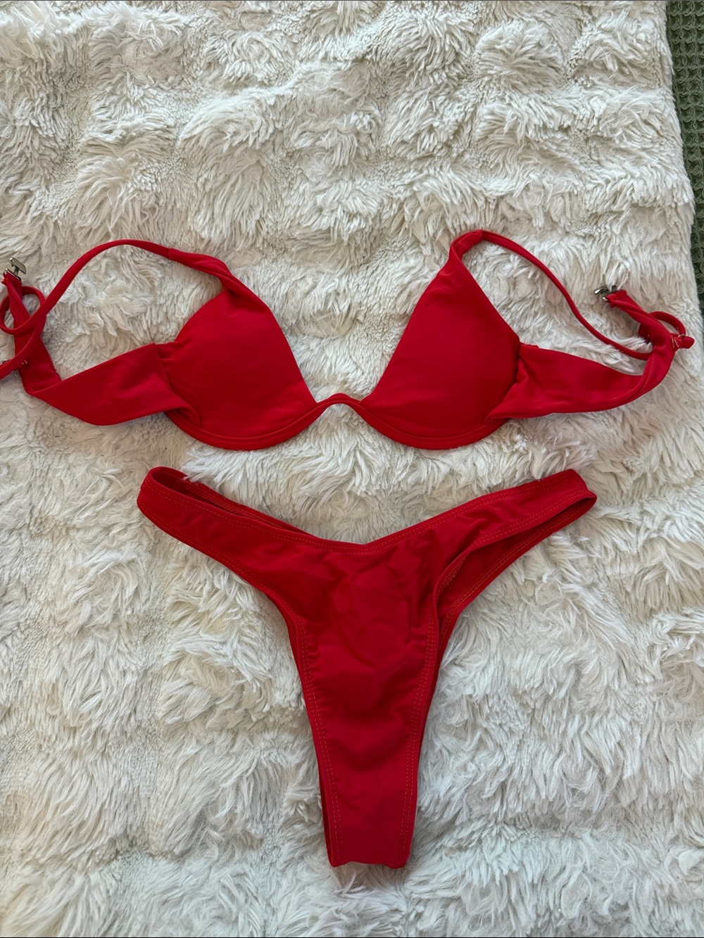 Red Women's Bikini Set - Classic Two-Piece Swim